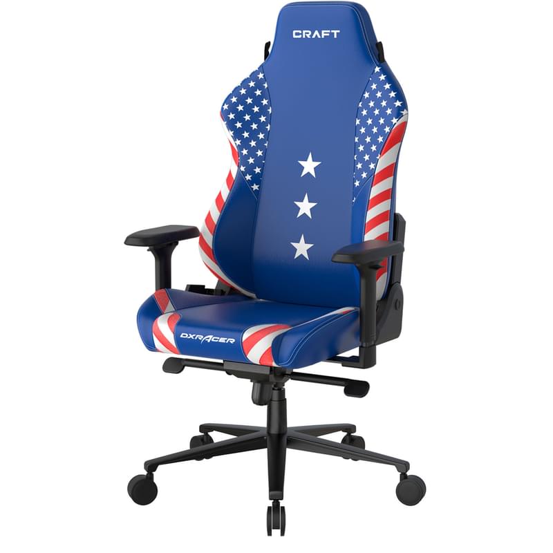 Игровое компьютерное кресло DXRacer Craft Series, America Edition (CRA/H009/BW) - фото #8, Technodom.kz