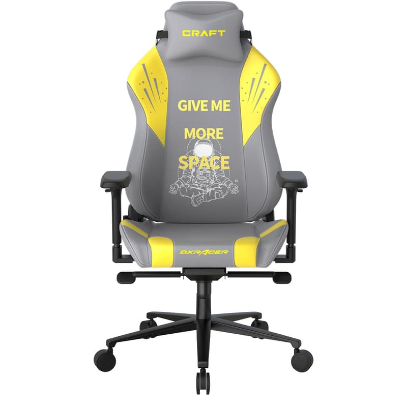 DXRacer Craft Series Компьютерлік ойын креслосы, Give me more space (CRA/H007/GY) - фото #0, Technodom.kz