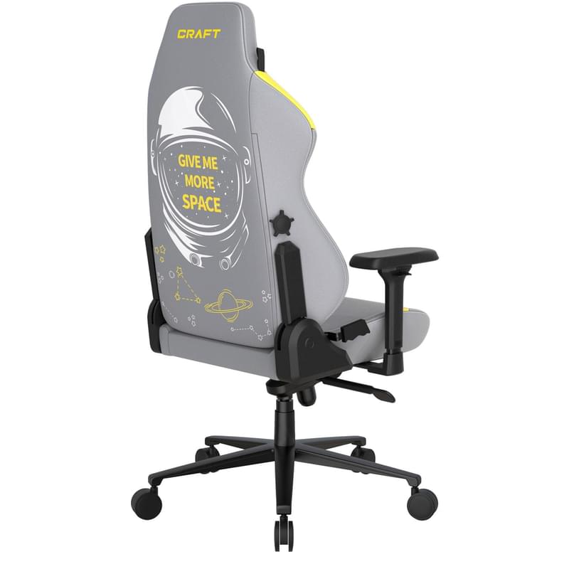 DXRacer Craft Series Компьютерлік ойын креслосы, Give me more space (CRA/H007/GY) - фото #4, Technodom.kz