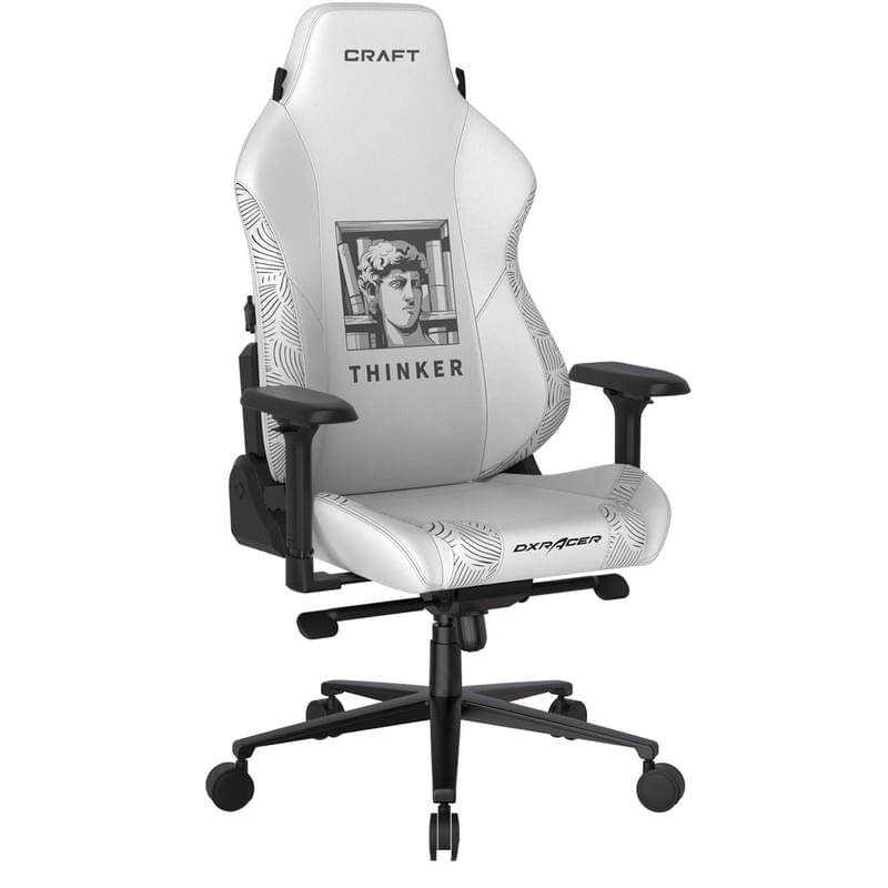 Игровое компьютерное кресло DXRacer Craft Series, Thinker (CRA/H013/W) - фото #2, Technodom.kz