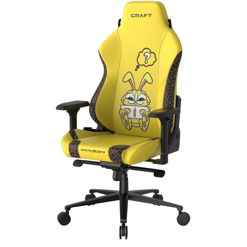 DXRacer Craft Series Компьютерлік ойын креслосы, Rabbit in Dino (CRAH/014/YN) - фото #8, Technodom.kz