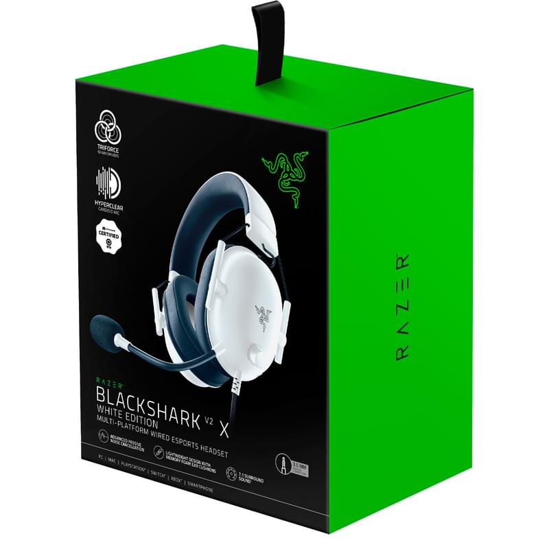 Игровая гарнитура Razer Blackshark V2 X, White (RZ04-03240700-R3M1) - фото #4, Technodom.kz