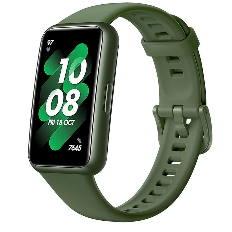 Смарт браслет HUAWEI Band 7, Wilderness Green (leia-B19) - фото #0, Technodom.kz