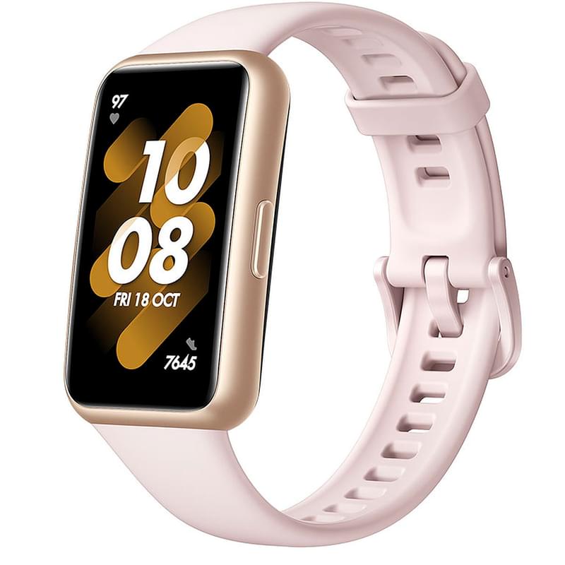 Смарт браслет HUAWEI Band 7, Nebula Pink (leia-B19) - фото #0, Technodom.kz