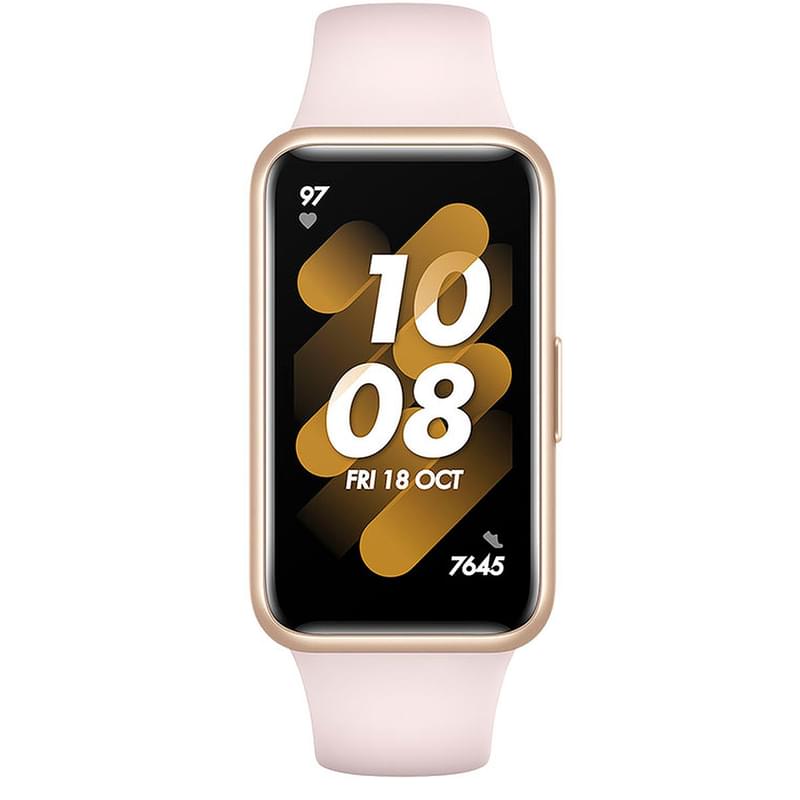Смарт браслет HUAWEI Band 7, Nebula Pink (leia-B19) - фото #2, Technodom.kz