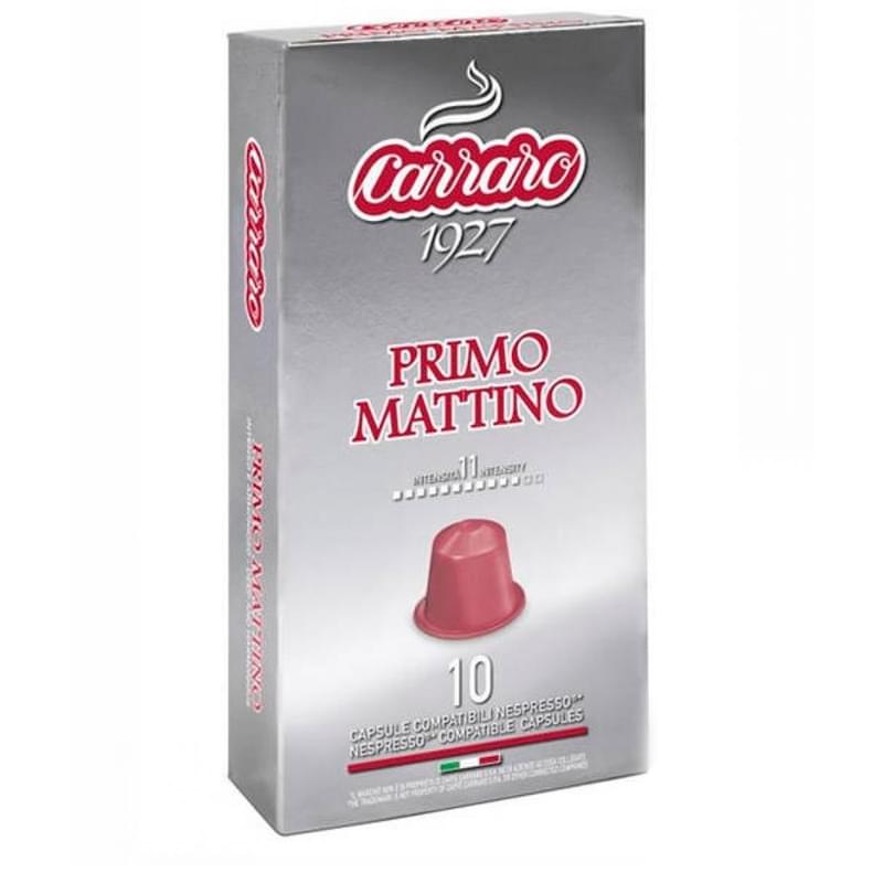Капсулы кофейные Nespresso Carraro Primo Mattino 10 шт, 8236 - фото #0, Technodom.kz