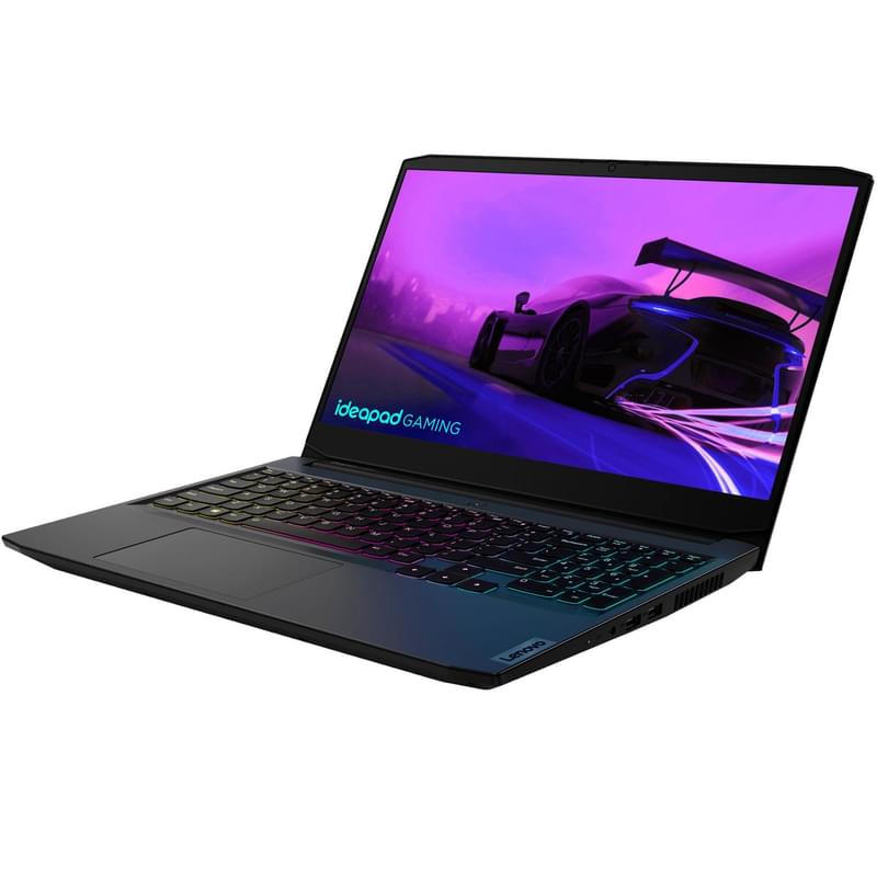 Игровой ноутбук Lenovo Gaming 3 i7 11370H / 16ГБ / 512SSD / RTX3050 4ГБ / 15.6 / DOS / (82K1015URK) - фото #2, Technodom.kz