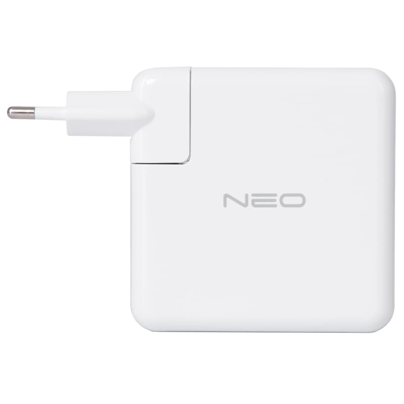 Адаптер питания Neo 3*USB, 1*USB Type-C 3A, 61W (PD), White (AC-61W-PD-WH) - фото #0, Technodom.kz