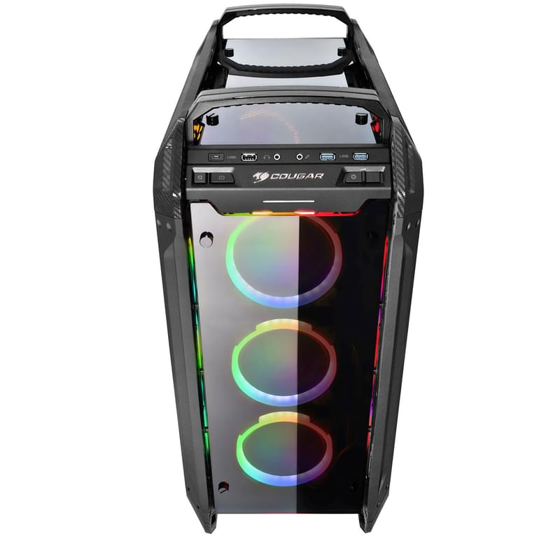 ПК корпус Cougar Panzer EVO RGB FullTower, window, Black ATX (Panzer EVO RGB) - фото #2, Technodom.kz