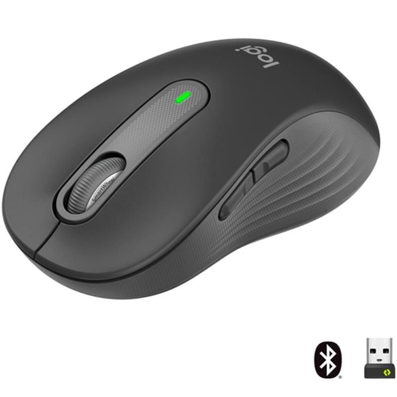 Мышка беспроводная USB/BT Logitech M650 L, Graphite (910-006236) - фото #5, Technodom.kz