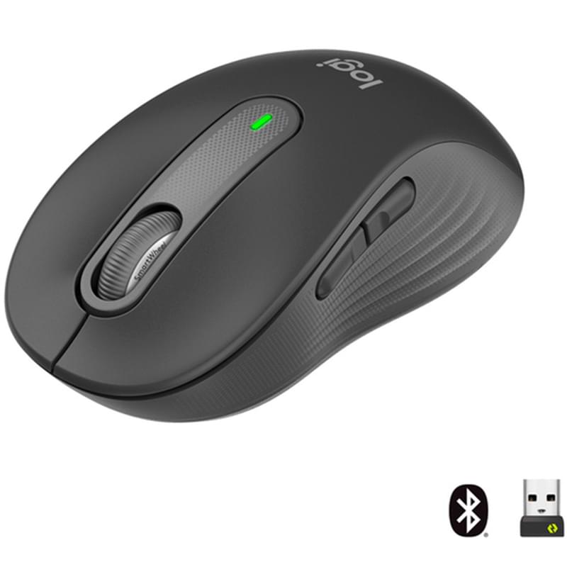 Мышка беспроводная USB/BT Logitech M650, Graphite (910-006253) - фото #5, Technodom.kz