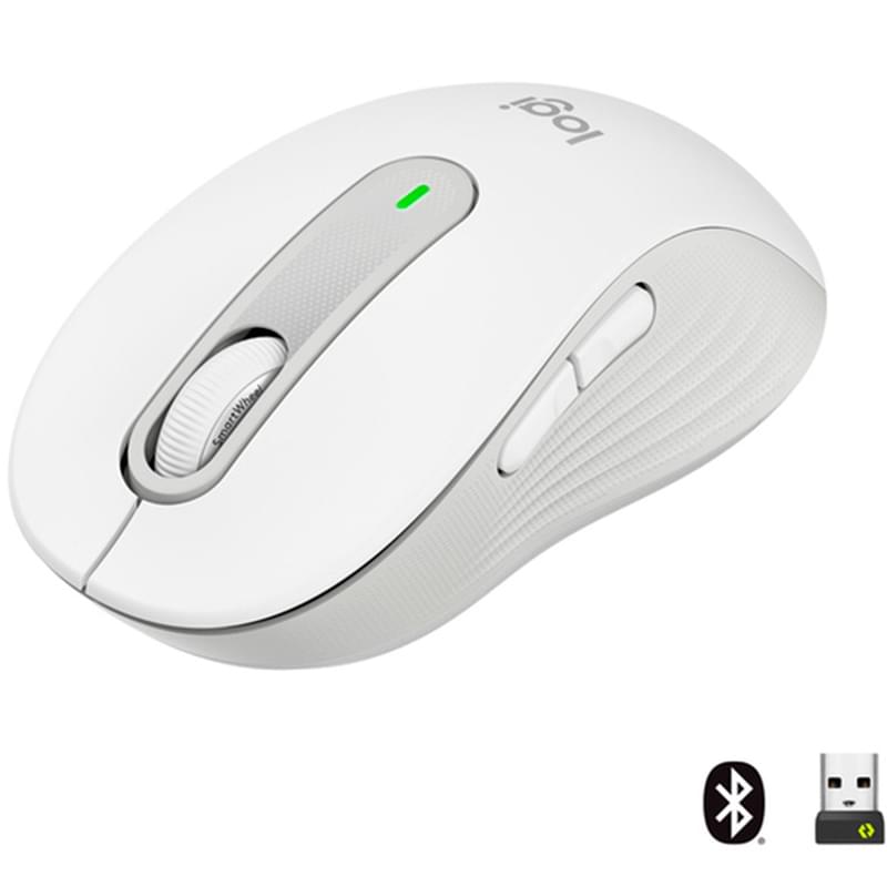 Мышка беспроводная USB/BT Logitech M650, White (910-006255) - фото #6, Technodom.kz