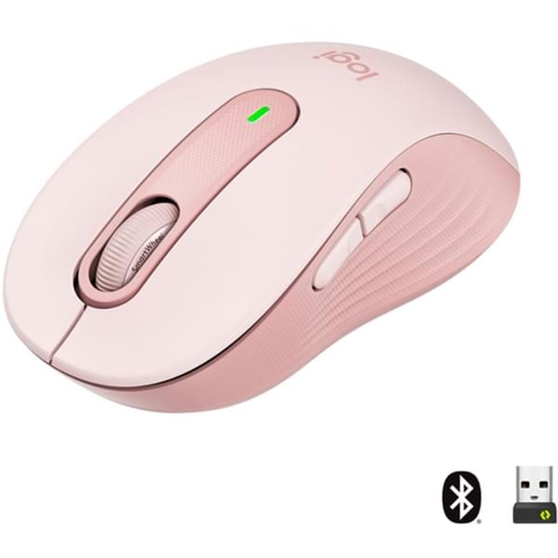 Мышка беспроводная USB/BT Logitech M650, Rose (910-006254) - фото #5, Technodom.kz