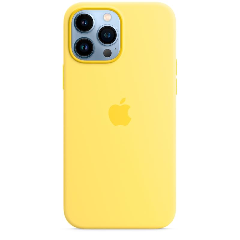 Чехол для iPhone 13 Pro Max, Silicone Case with MagSafe, Lemon Zest (MN6A3ZM/A) - фото #4, Technodom.kz
