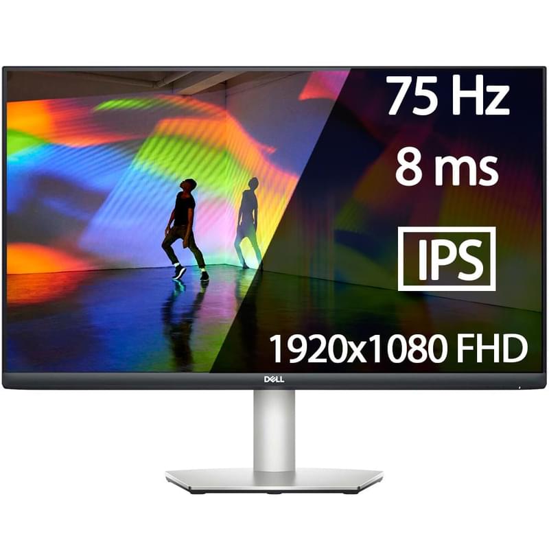 27" Dell S2721HS Мониторы 1920x1080 16:9 IPS 75ГЦ (HDMI+DP) White - фото #0, Technodom.kz