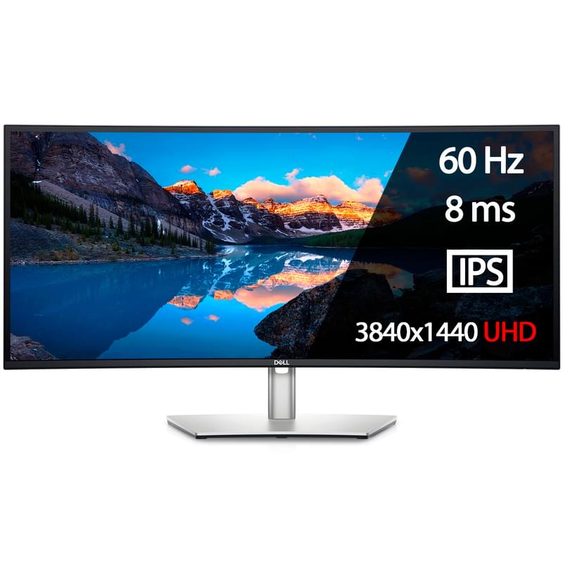 Монитор 34" Dell UltraaSharp U3421WE 3440x1440 21:9 IPS 60ГЦ (2HDMI+DP) Curved White - фото #0, Technodom.kz