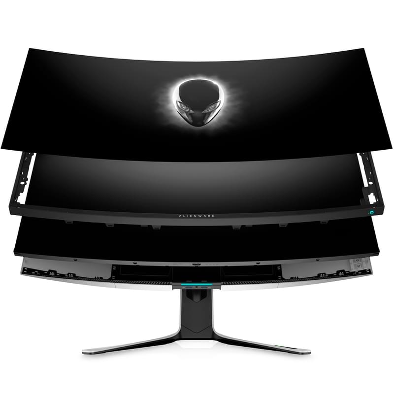 Монитор Игровой 37,5" Dell Alienware AW3821DW 3840x1600 21:9 IPS 144ГЦ (2HDMI+DP) Lunar Light - фото #3, Technodom.kz