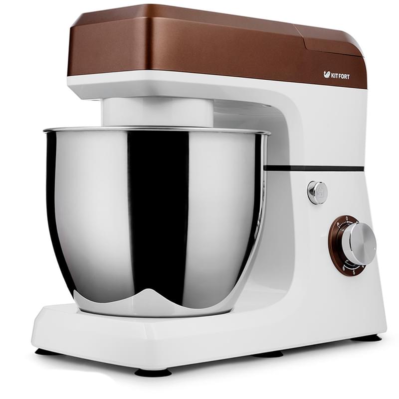 Миксер Kitfort KT-1339-2 бело-коричневый - фото #1, Technodom.kz Миксер Kitfort KT-1339-2 бело-коричневый - фото #1, Technodom.kz
