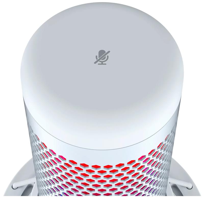 Микрофон игровой HyperX QuadCast S, White (519P0AA) - фото #4, Technodom.kz