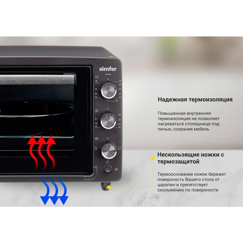Электропечь Simfer M-3406 - фото #7, Technodom.kz