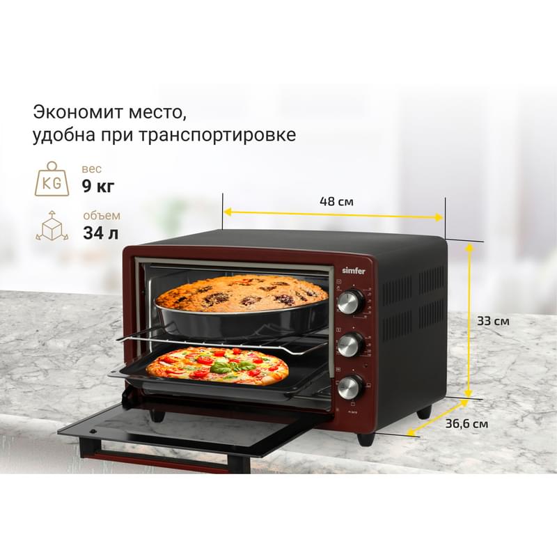 Электропечь Simfer M-3419 - фото #9, Technodom.kz
