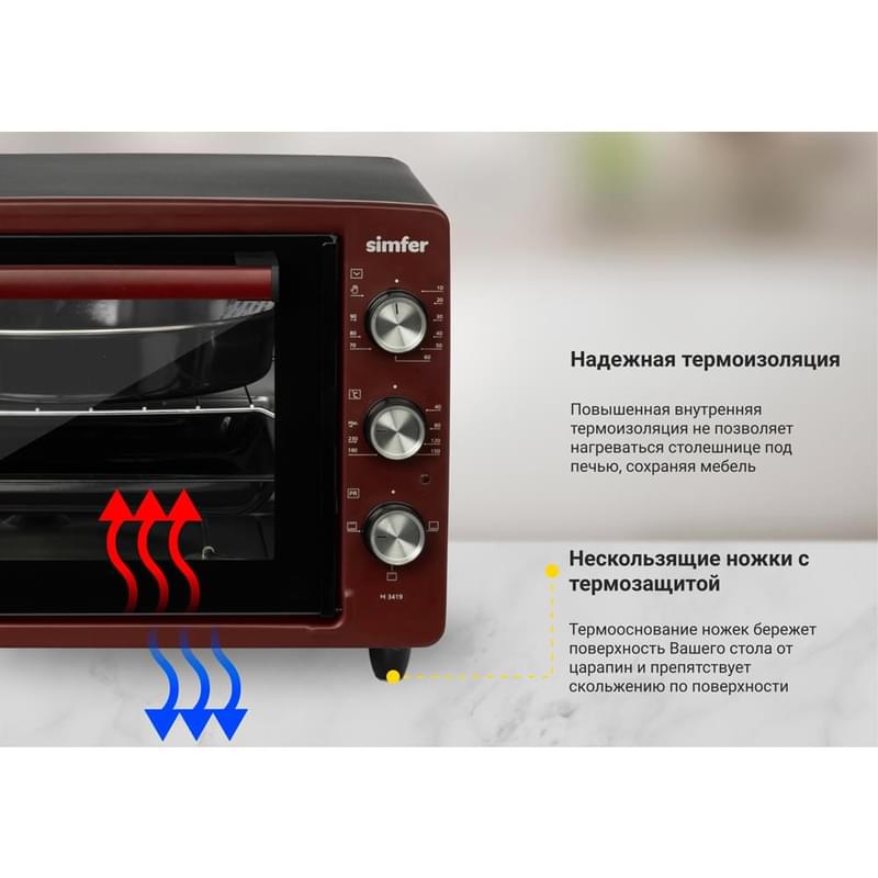 Электропечь Simfer M-3419 - фото #6, Technodom.kz