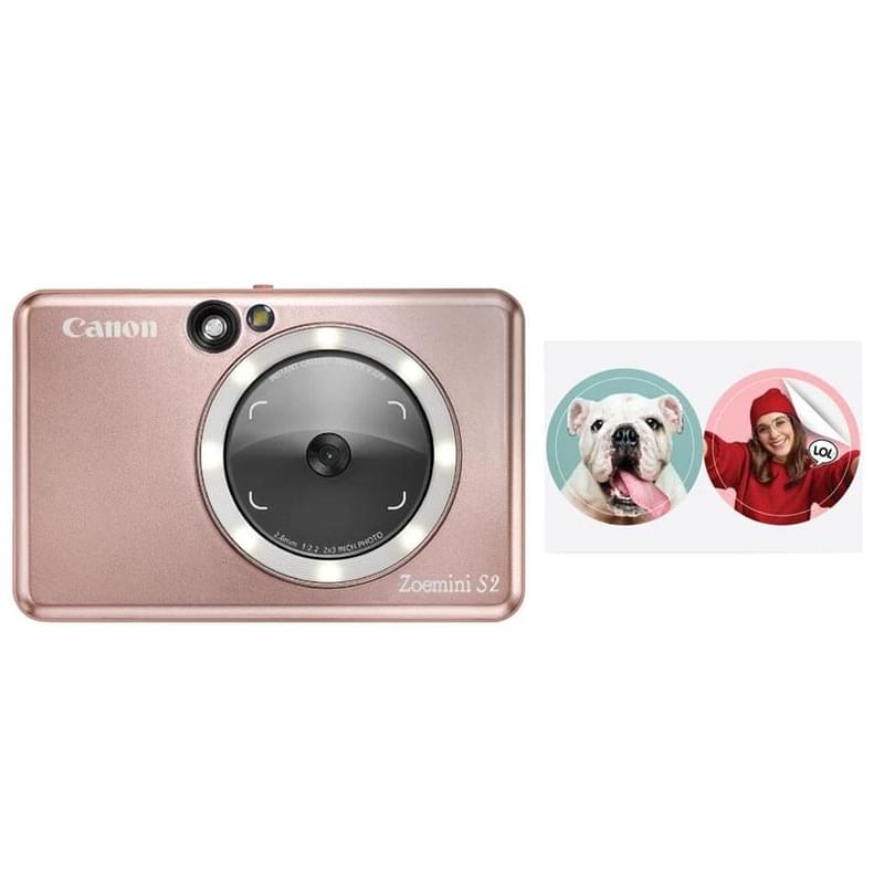 Canon Zoemini S2 Цифрлық фотоаппараты Rose Gold - фото #4, Technodom.kz