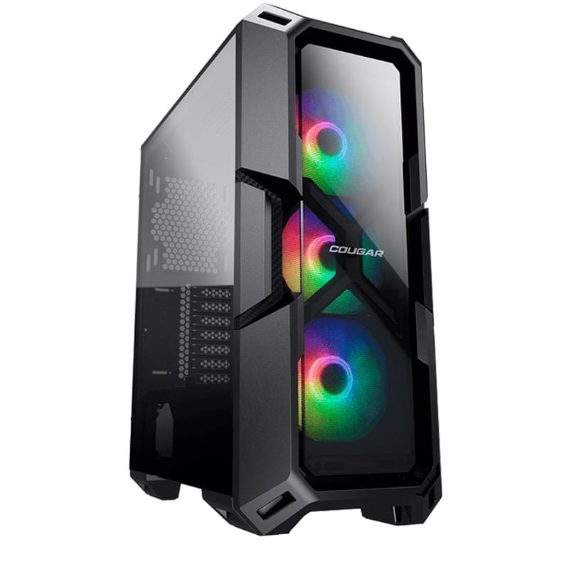 ПК корпус Cougar MX440-G RGB MidTower, window, Black ATX (CGR-56C2B-G-RGB) - фото #0, Technodom.kz