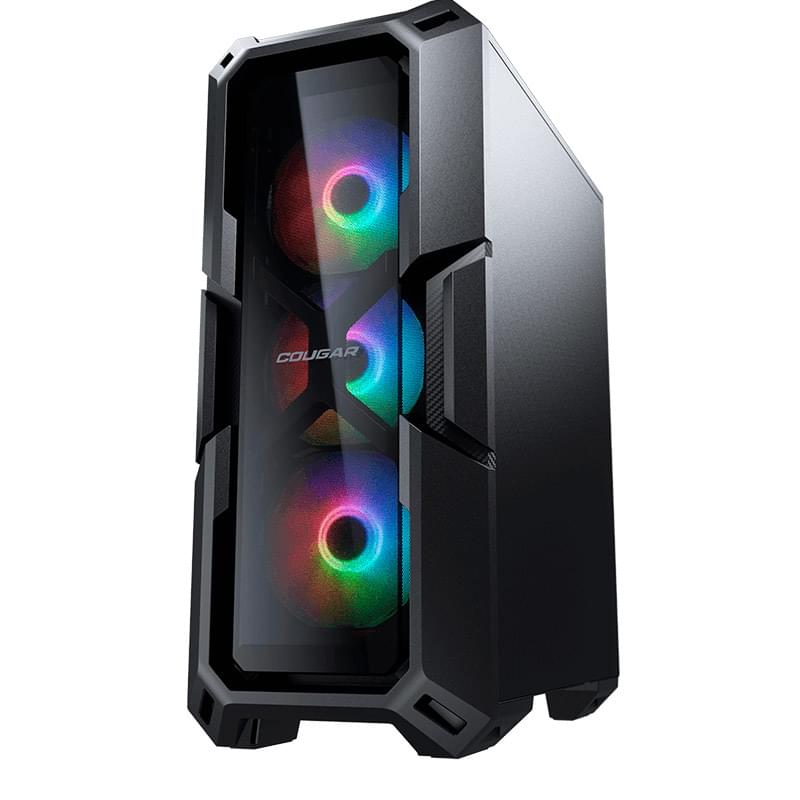 ПК корпус Cougar MX440-G RGB MidTower, window, Black ATX (CGR-56C2B-G-RGB) - фото #2, Technodom.kz