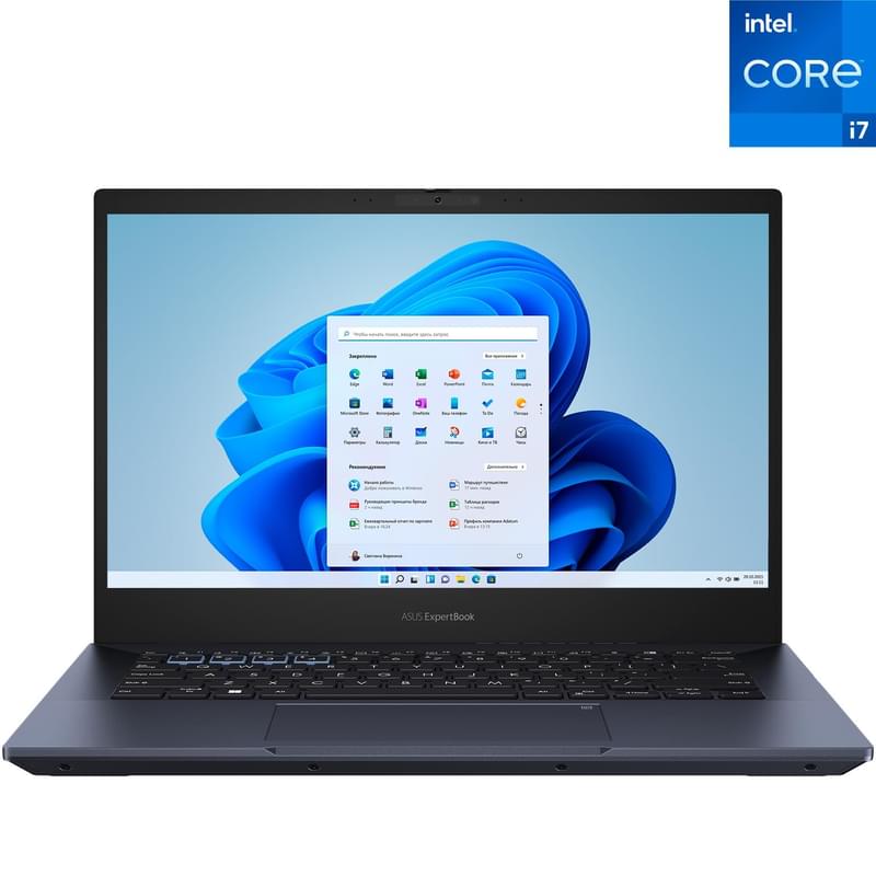 Ноутбук Asus ExpertBook B5 i7 1260P / 16ГБ / 1000SSD / 14 / Win11 / (B5402CBA-KI0138W) - фото #0, Technodom.kz