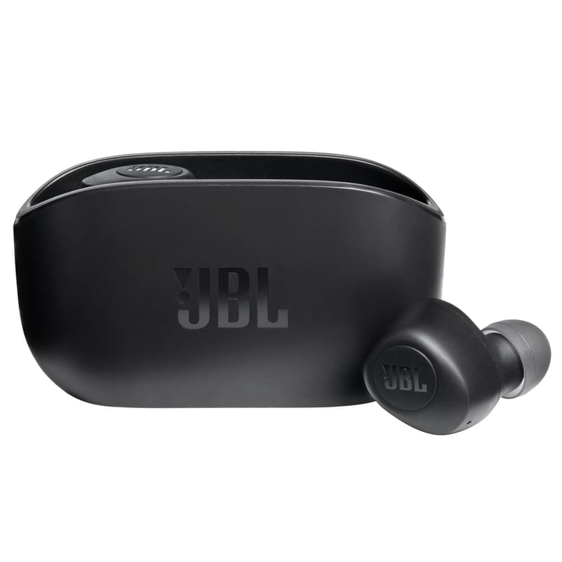 Наушники Вставные JBL Bluetooth Wave 100TWS, Black (JBLW100TWSBLK) - фото #1, Technodom.kz