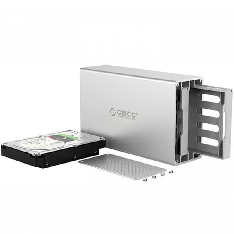Док-станция для жесткого диска ORICO USB 3.0 2xHDD (WS200U3-EU-SV) - фото #1, Technodom.kz