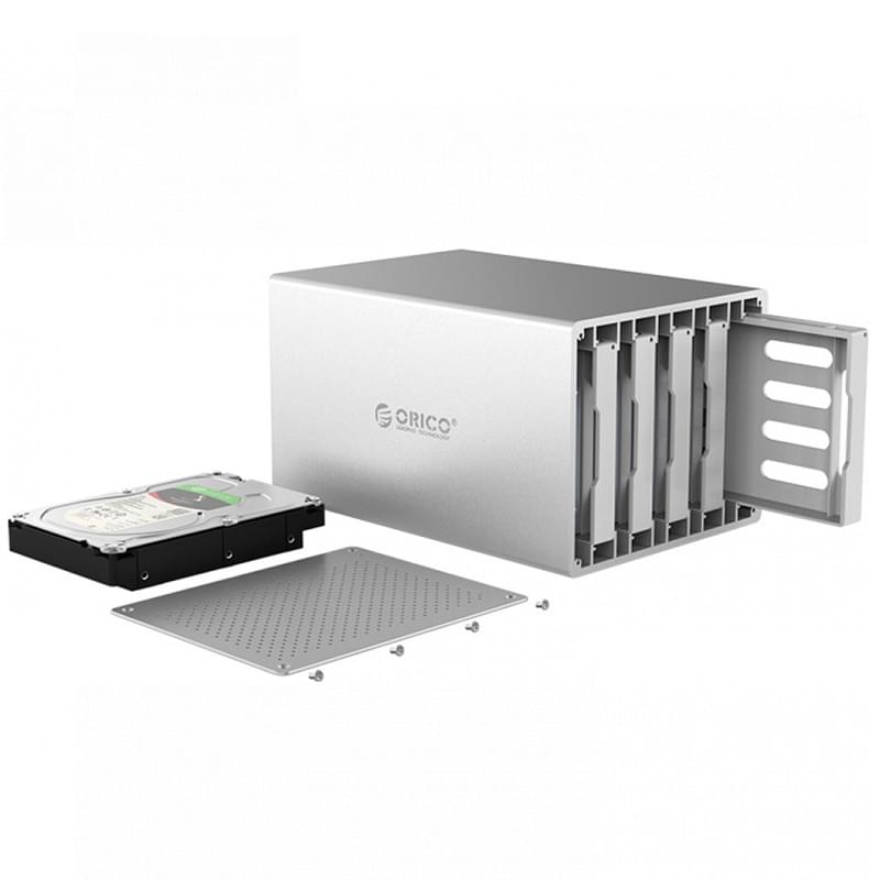ORICO USB 3.0 2xHDD (WS500RU3-EU-SV) Қатты дискіге арналған док-станциясы - фото #1, Technodom.kz