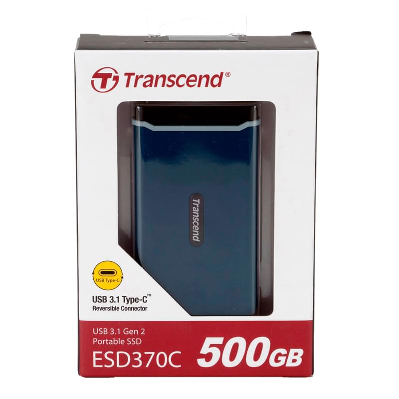 Внешний SSD M.2 (USB 3.1 Gen 2) 500GB Transcend TS500GESD370C - фото #4, Technodom.kz