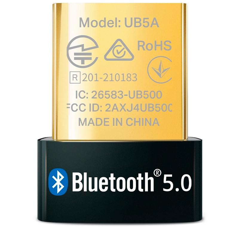 Адаптер USB Bluetooth TP-Link UB5A (BT5.0, Black) - фото #2, Technodom.kz