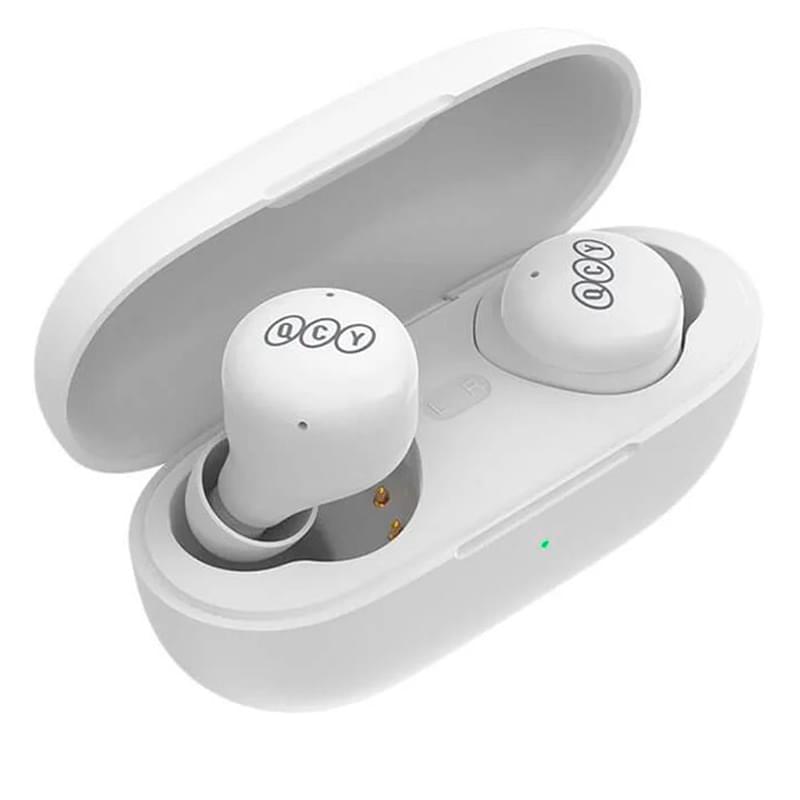 Наушники Вставные QCY Bluetooth T17, White (1000799) - фото #1, Technodom.kz