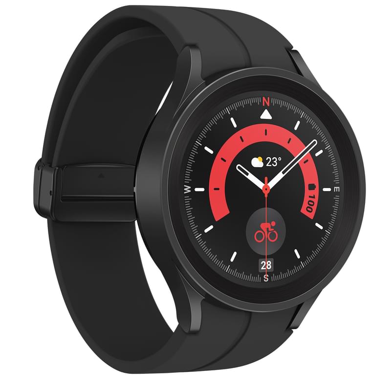 Смарт-часы Samsung Galaxy Watch5 Pro Titanium 45mm, Black (SM-R920NZKACIS) - фото #2, Technodom.kz