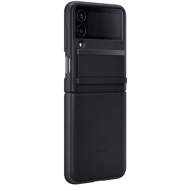 Чехол для Samsung Galaxy Z FLip4 Flap Leather Cover, Black (EF-VF721LBEGRU) - фото #3, Technodom.kz Чехол для Samsung Galaxy Z FLip4 Flap Leather Cover, Black (EF-VF721LBEGRU) - фото #3, Technodom.kz