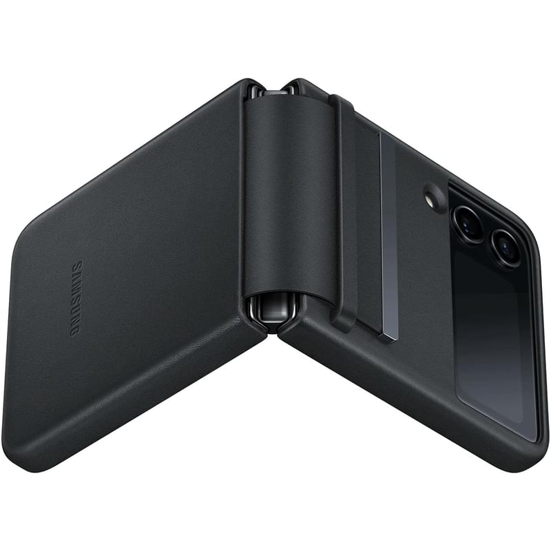 Чехол для Samsung Galaxy Z FLip4 Flap Leather Cover, Black (EF-VF721LBEGRU) - фото #4, Technodom.kz Чехол для Samsung Galaxy Z FLip4 Flap Leather Cover, Black (EF-VF721LBEGRU) - фото #4, Technodom.kz