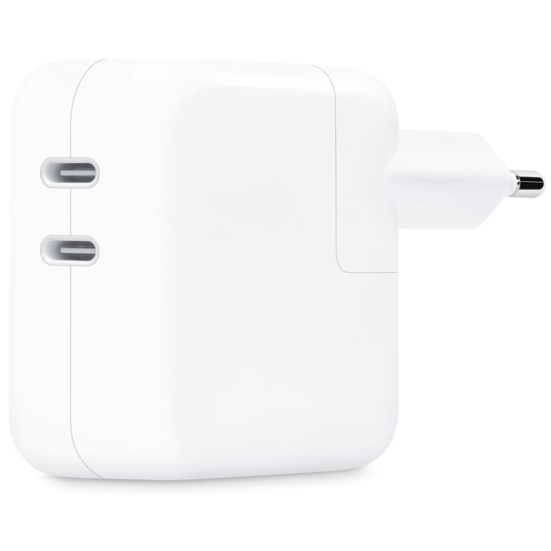 Адаптер питания Apple, 2*Type-C 35Вт (MW2K3ZM/A) - фото #0, Technodom.kz