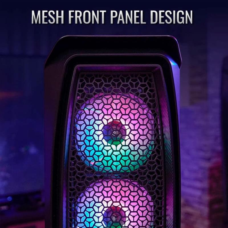 ПК корпус Aerocool Aero One Frost MidTower, window, Black ATX (Aero One Frost-G-BK-v1) - фото #2, Technodom.kz