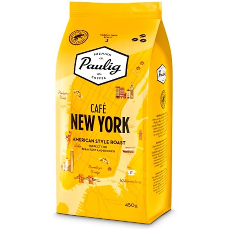 Кофе Paulig Cafe New York, зерно 450 г, 8291 - фото #0, Technodom.kz