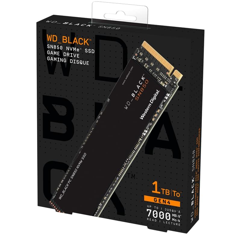 Ішкі SSD M.2 2280 1Tb Western Digital Black 4.0 x4 3D NAND (WDS100T1X0E) - фото #3, Technodom.kz