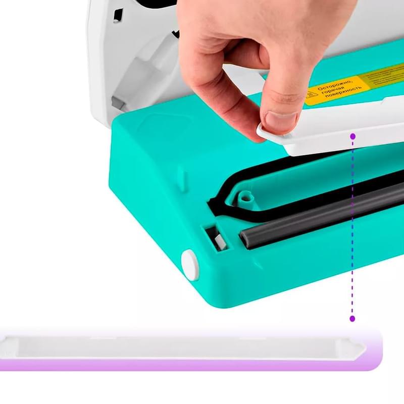 Вакуумный упаковщик Kitfort KT-1523-3 бело-бирюзовый - фото #7, Technodom.kz Вакуумный упаковщик Kitfort KT-1523-3 бело-бирюзовый - фото #7, Technodom.kz