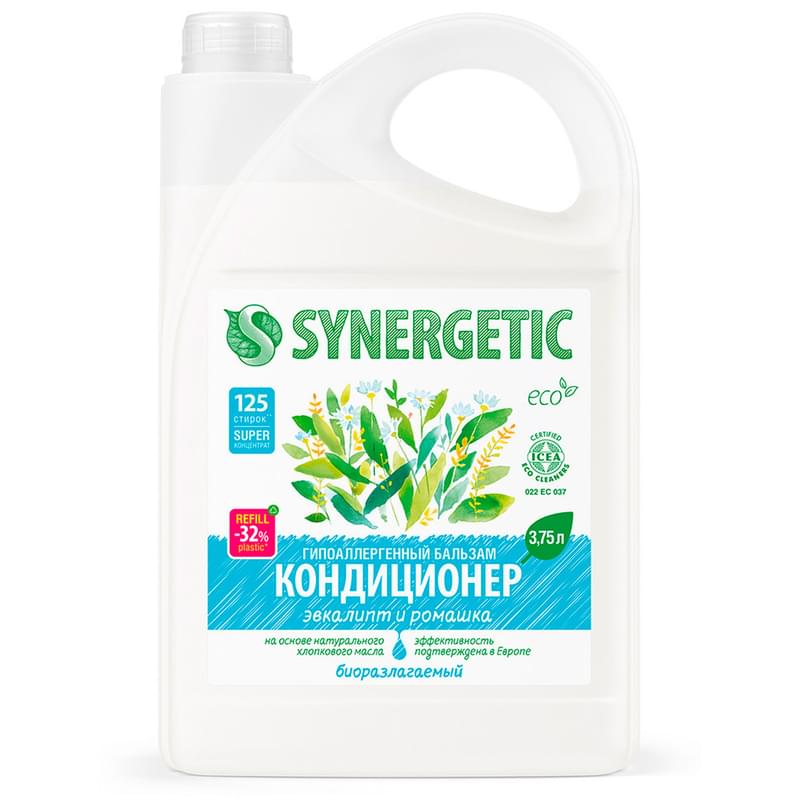Synergetic Бальзам-Кондиционер для белья Эвкалипт и ромашка 3,75л (110372) - фото #0, Technodom.kz