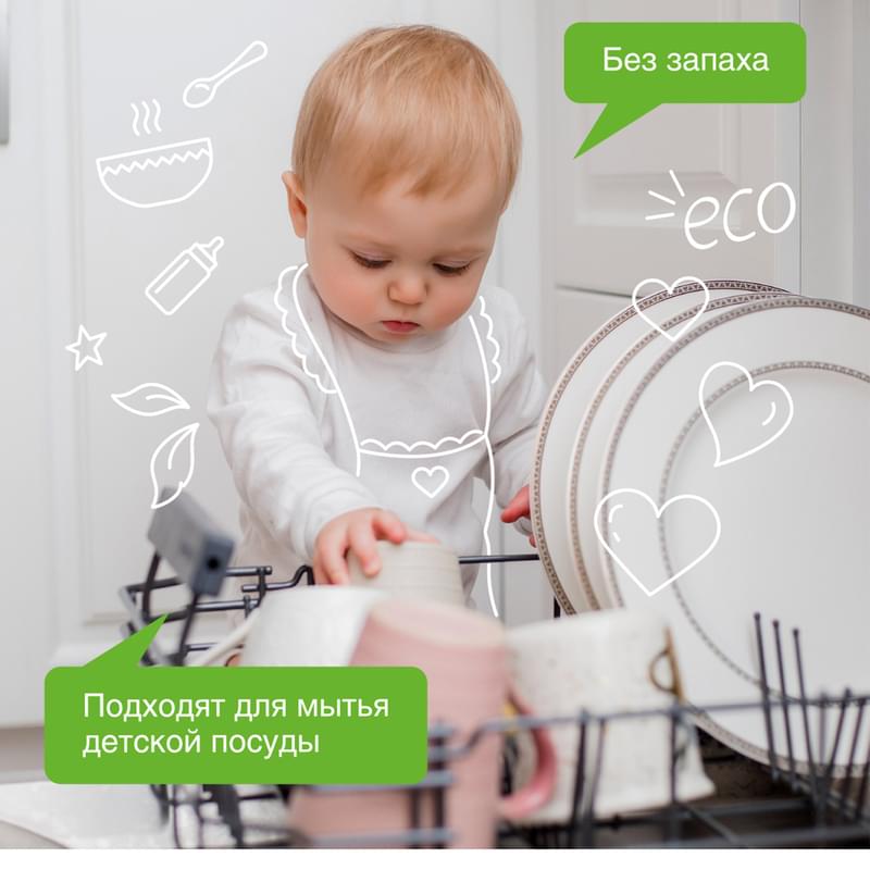 Synergetic Таблетки для посудомоечных машин 55шт (102055) - фото #4, Technodom.kz Synergetic Таблетки для посудомоечных машин 55шт (102055) - фото #4, Technodom.kz