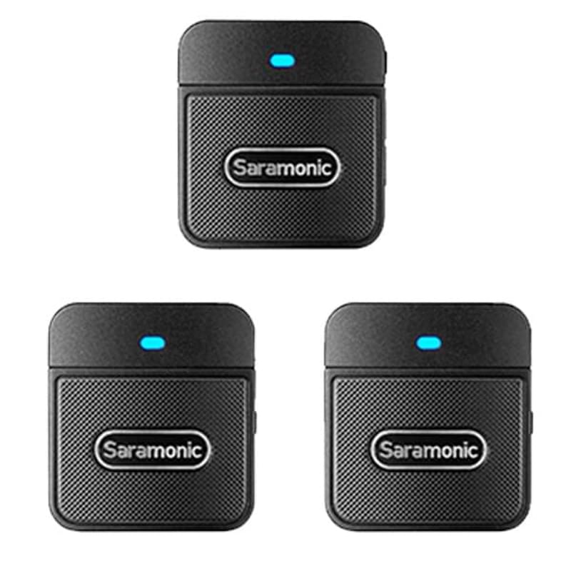 Радиосистема Saramonic Blink100 B2(TX+TX+RX) для смартфонов (2,4Гц приемник + 2 передатчика, 3,5J) - фото #0, Technodom.kz