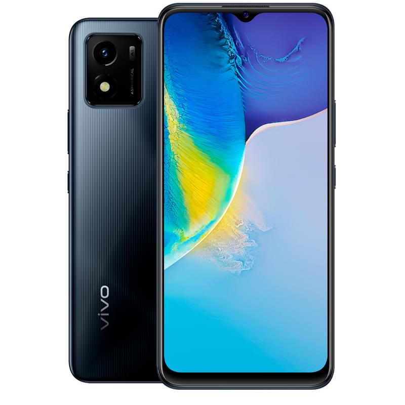 Смартфон Vivo Y01 2/32GB Elegant Black - фото #0, Technodom.kz