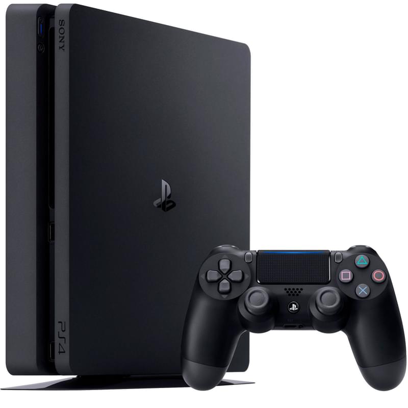 Игровая консоль Sony Play Station 4 Slim 1TB, Black + Bundle (CUH-2208B/GTS/HZD CE/R&C/GT7/PS+3M) - фото #1, Technodom.kz