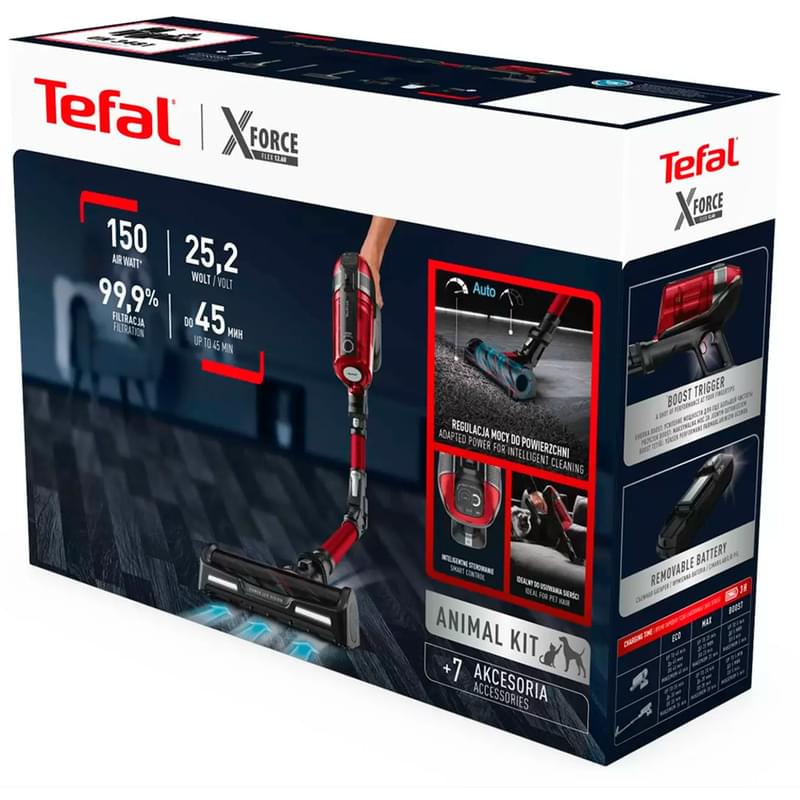 Беспроводной пылесос Tefal X-Force Flex 12.60 Animal Care TY98A9WO - фото #8, Technodom.kz